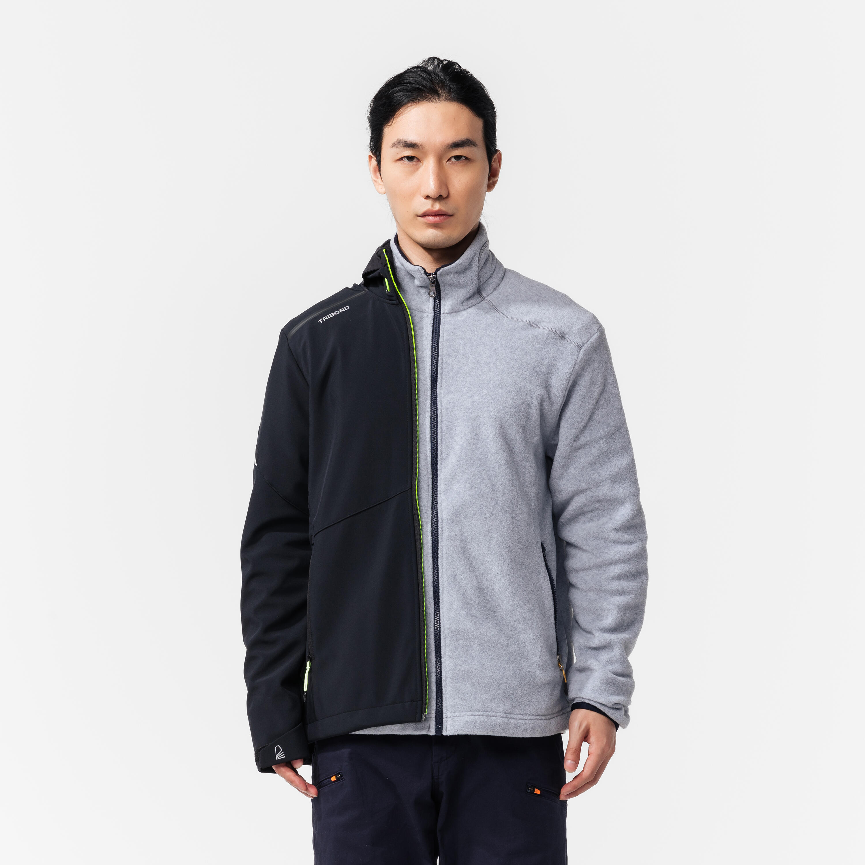 t.chn様　WIND BREAKER HOODY JACKET Crinkle Nylon Hooded Windbreaker Jacket | brown | Calvin