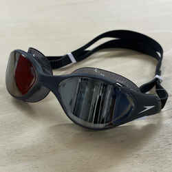 Fuse 2.0 Adult Swimming Goggles - Mirror Lenses - Black