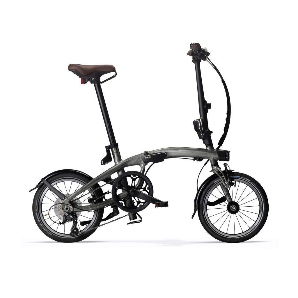 Faltrad Klapprad 16 Zoll ultrakompakt Fold Light 1 Second Aluminium