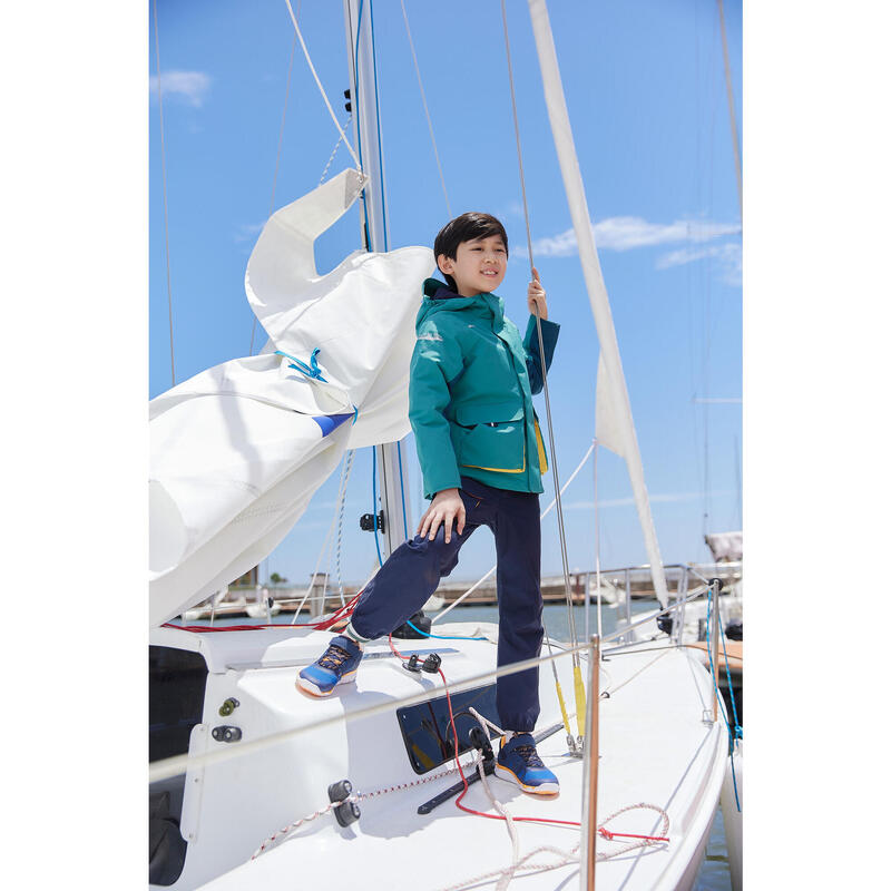 Warm jkt Sailing 100 Boy  red green