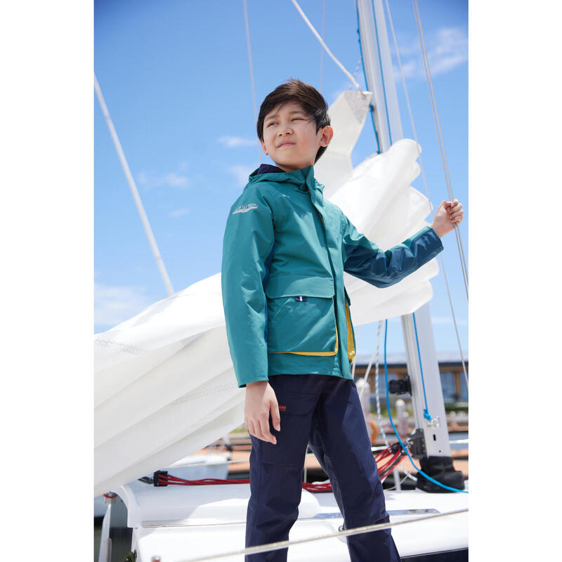 Warm jkt Sailing 100 Boy  red green