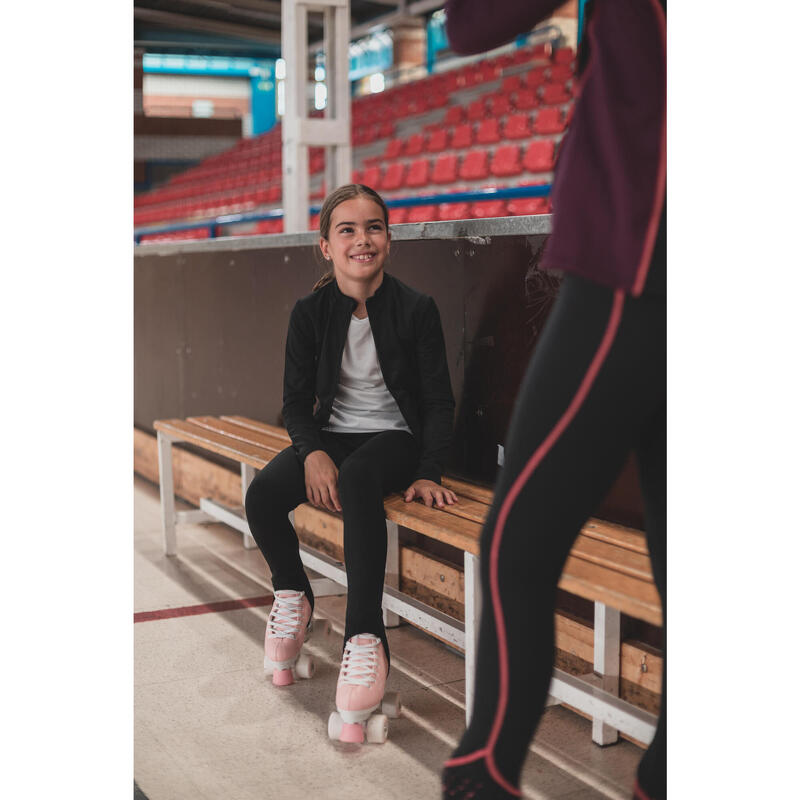 Kunstschaatsbroek voor training kinderen zwart