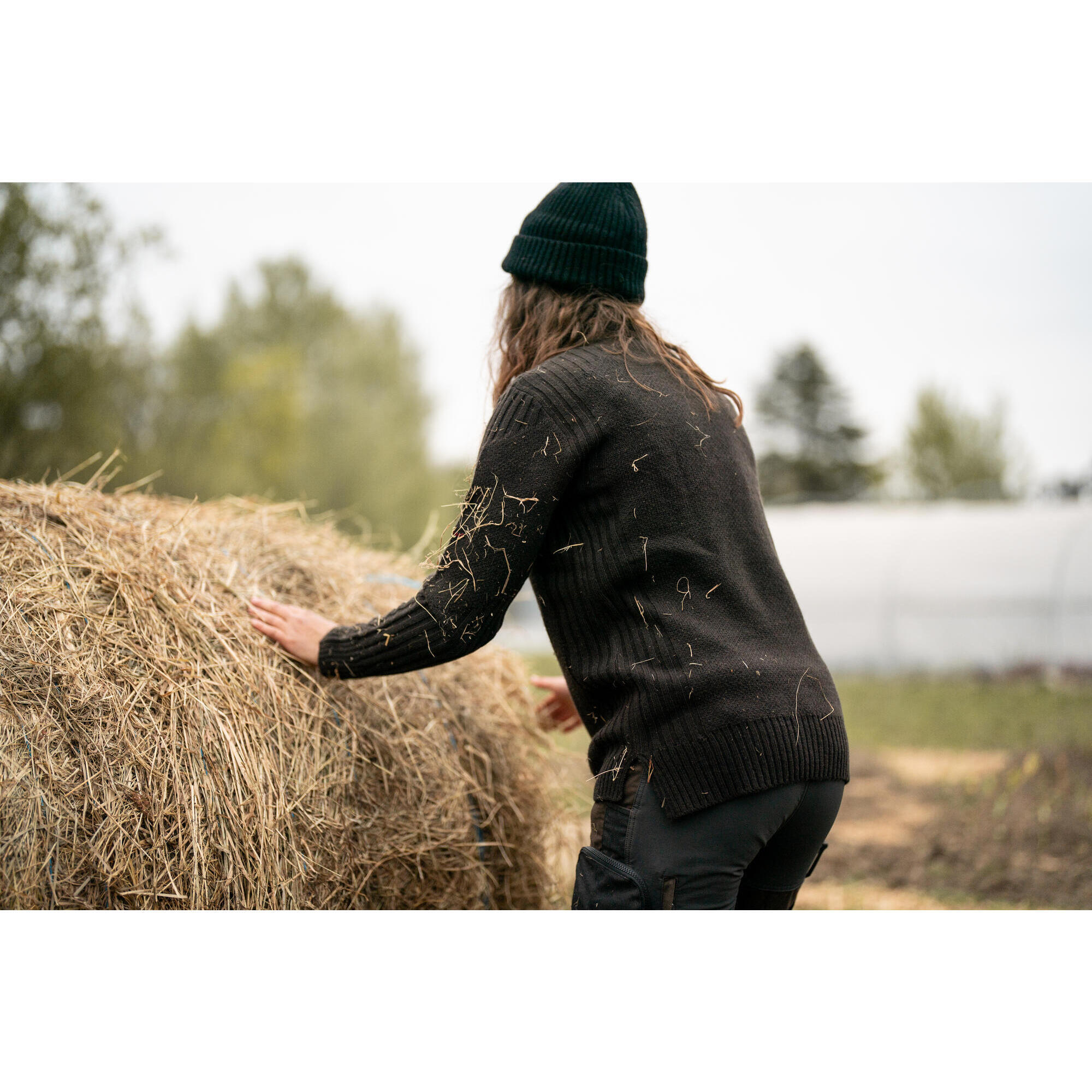 CAPPELLO A MAGLIA IN LANA 900 NERO