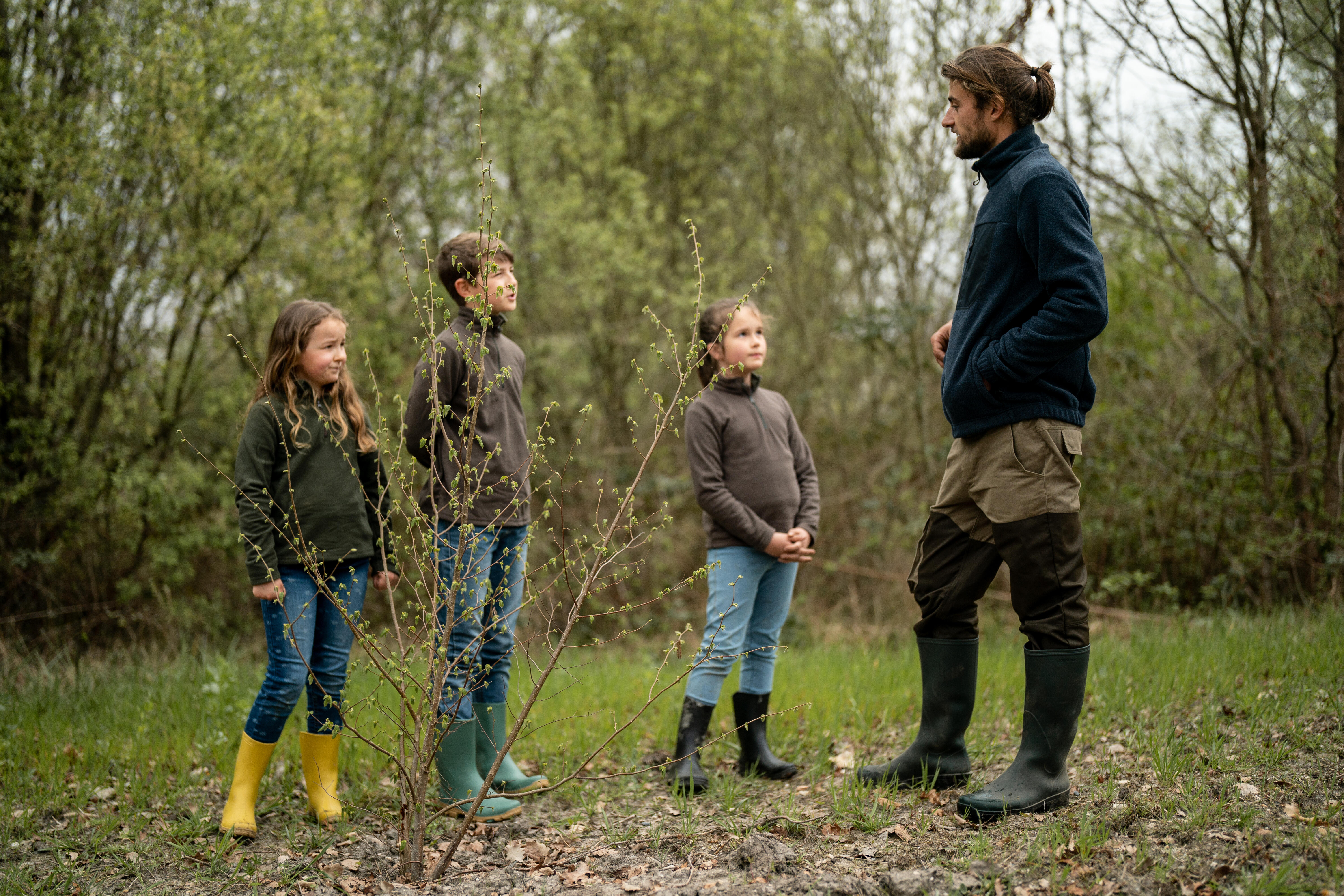 Kids’ Rain Boots, 100 - SOLOGNAC