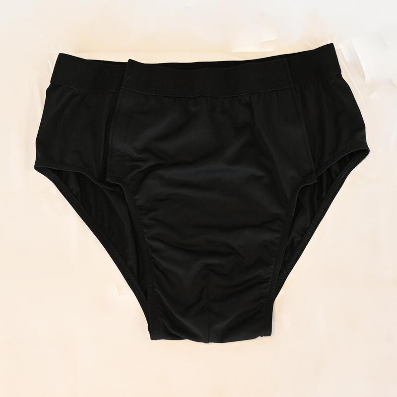Women's Briefs with RipTab Fastening Black Decathlon