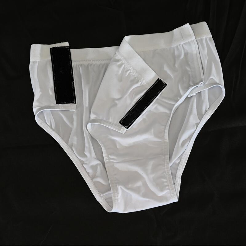 Women's Briefs with RipTab Fastening White Decathlon