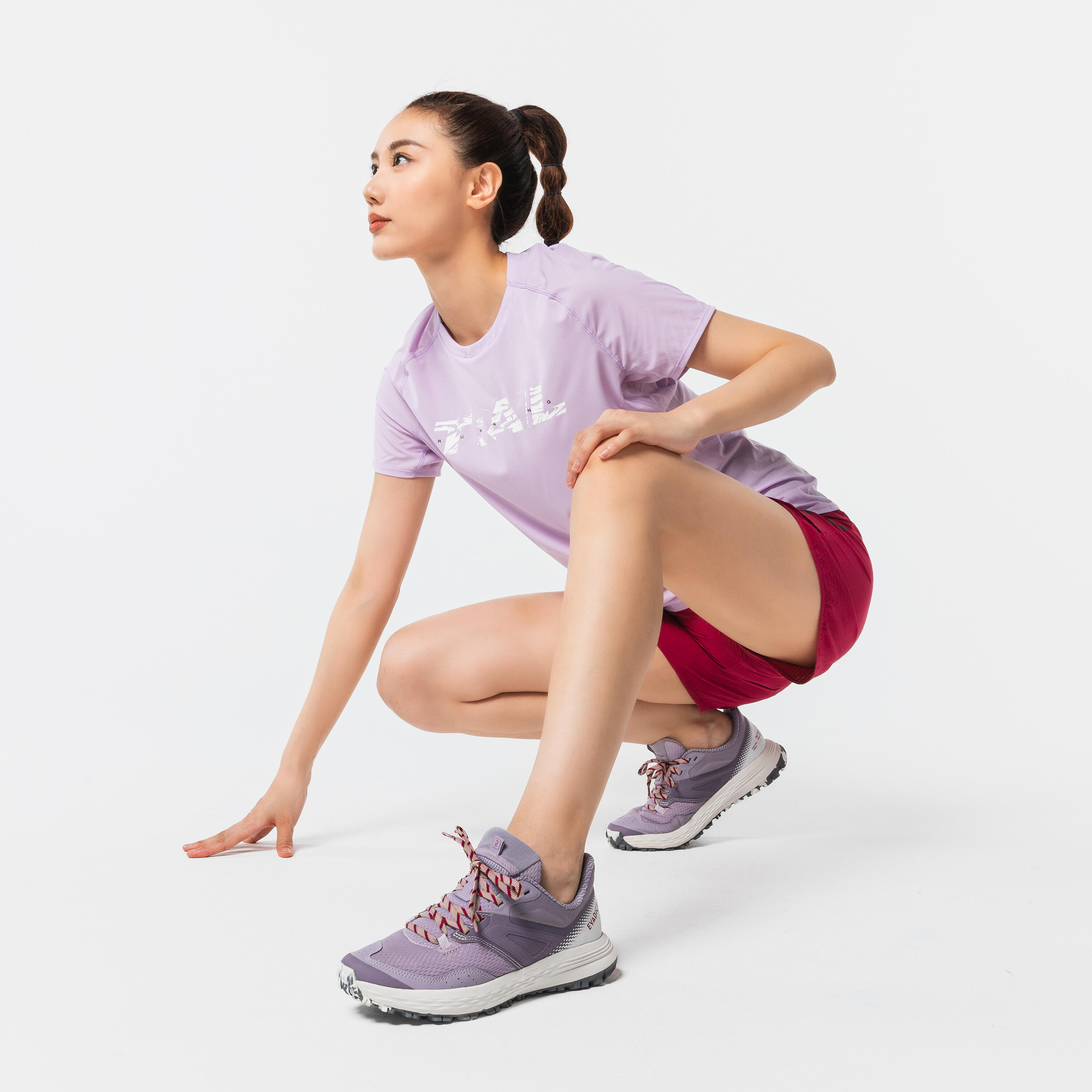 Lavender running shoes discount
