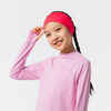 KIDS' RUNNING HEADBAND - KIPRUN DRY+ - PINK NAVY