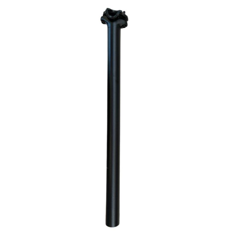Hliníková sedlovka 31,6 mm 300 / 350 / 400 / 450 mm s podsedlovým zámkem černá 