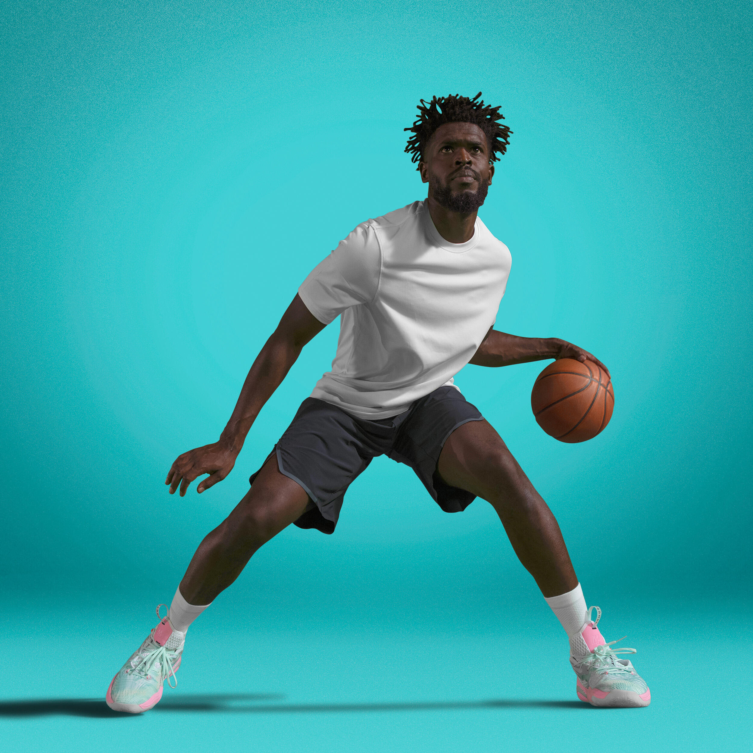Basketbalové boty SE900 NBA Miami Heat zeleno-růžové  14/15