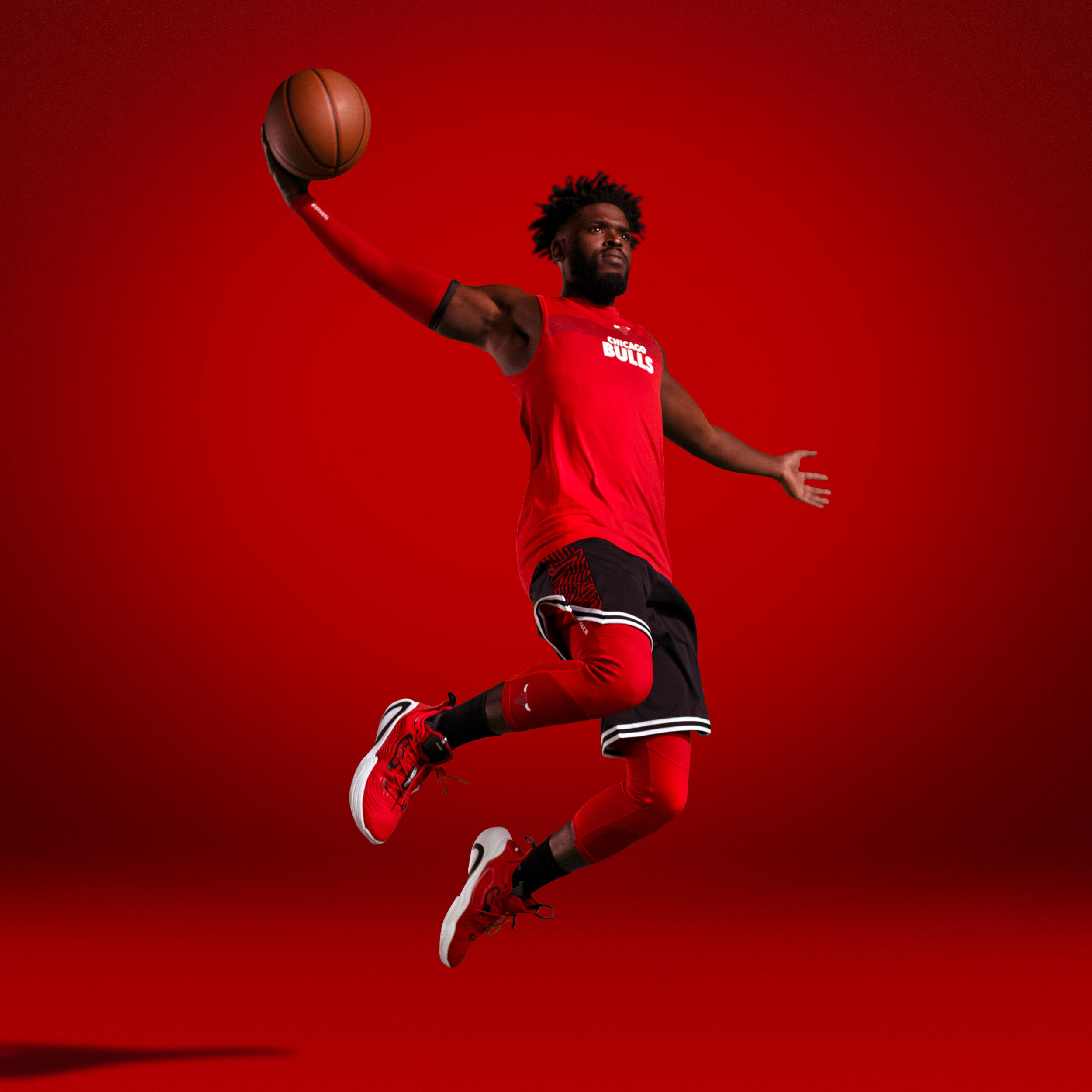 Basketbalový spodní dres UT500 NBA Chicago Bulls 9/12