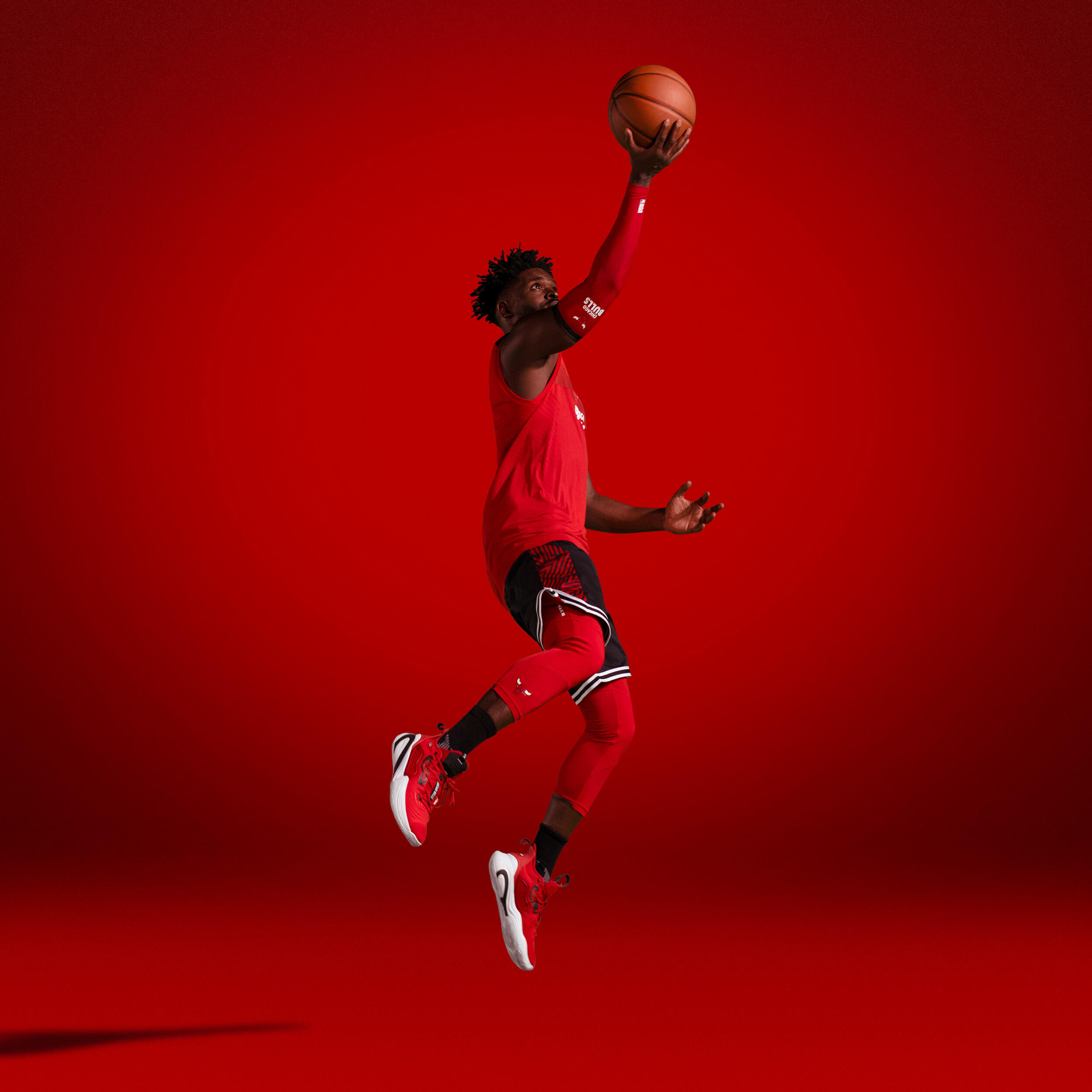 Basketbalový spodní dres UT500 NBA Chicago Bulls 10/12
