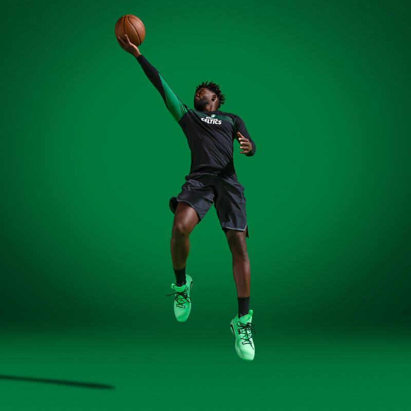Funktionsshirt langarm Basketball UT500 NBA Boston Celtics Damen/Herren schwarz