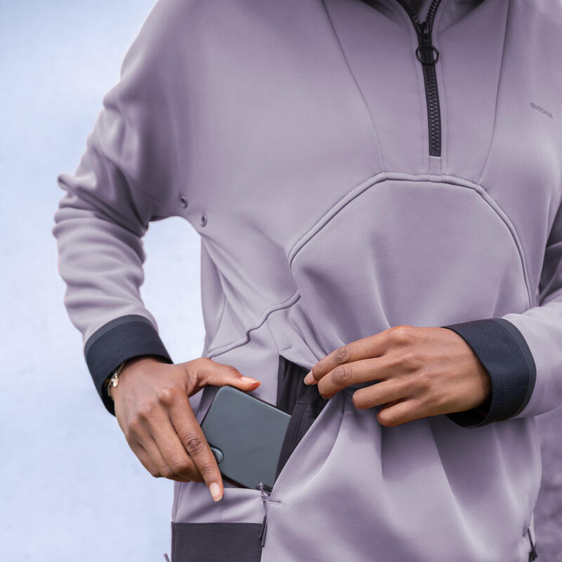 Polaire de randonnée - MH500 Hoodie - Femme