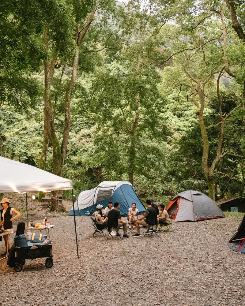 Sports Page Article Card Camping
