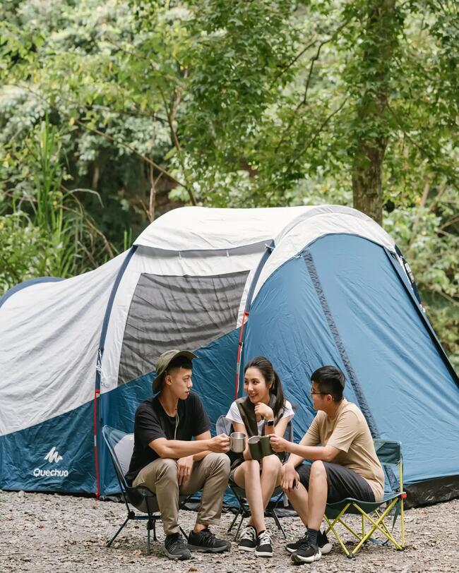 Opblaasbare verduisterende tent voor 5 personen - Air Seconds 5.2 F&amp;B
