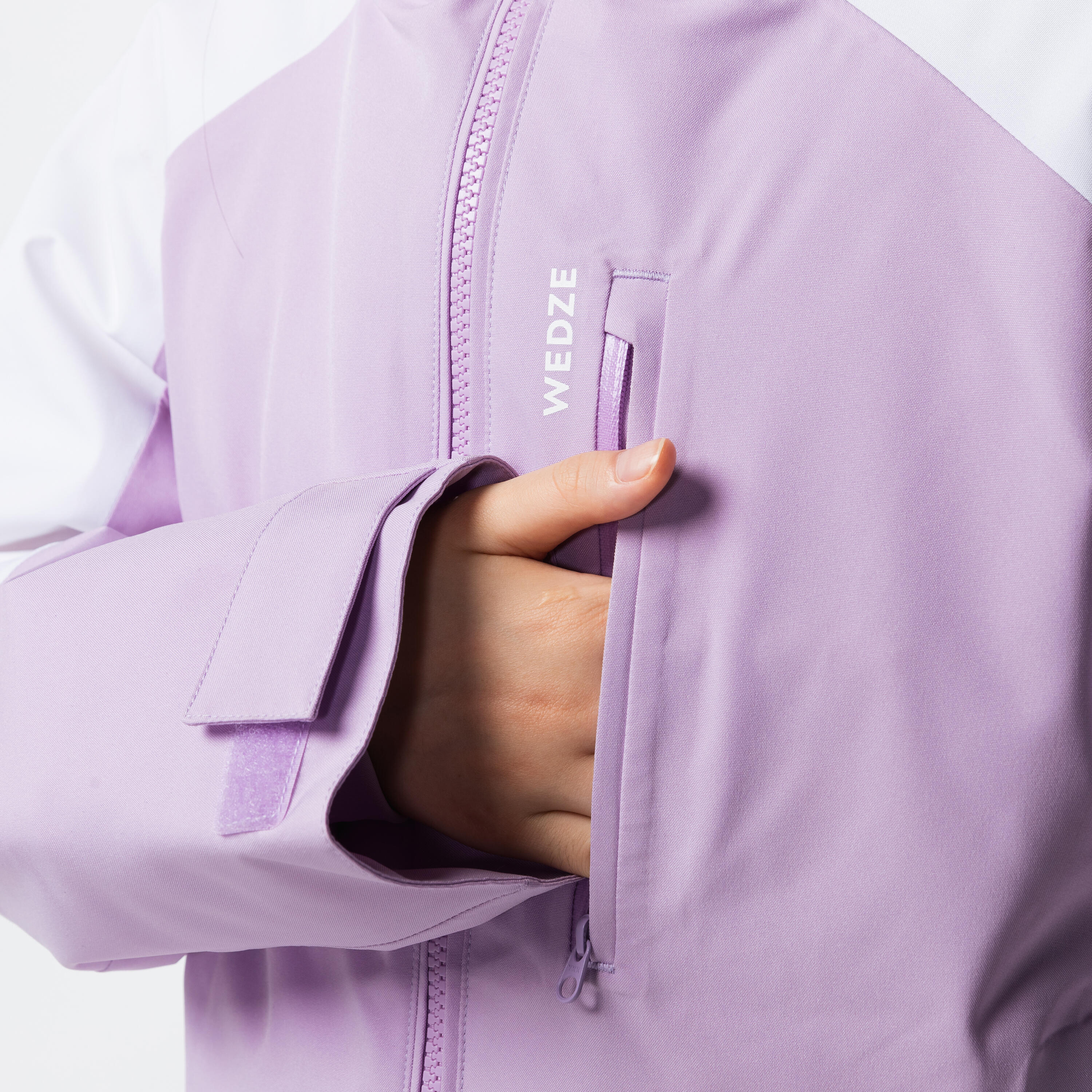 WEDZE (ウェッゼ) スキー キッズ ジャケット ウォーム 防水 6～14歳用 500