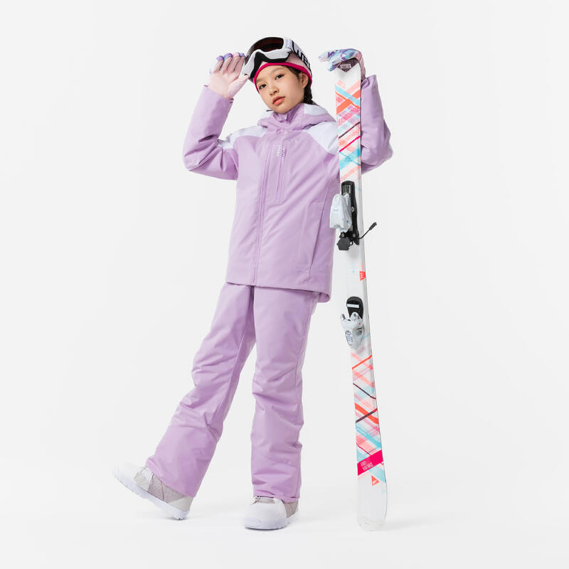 滑雪外套 550 G AW22－紫色