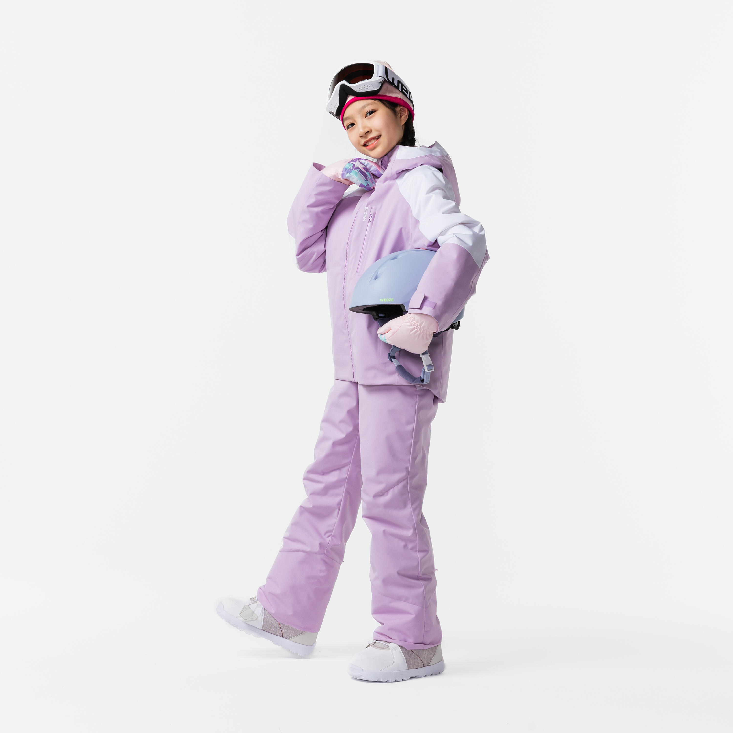 Manteau de ski chaud et imperméable enfant, 550 Âge 6-14 ans - WEDZE