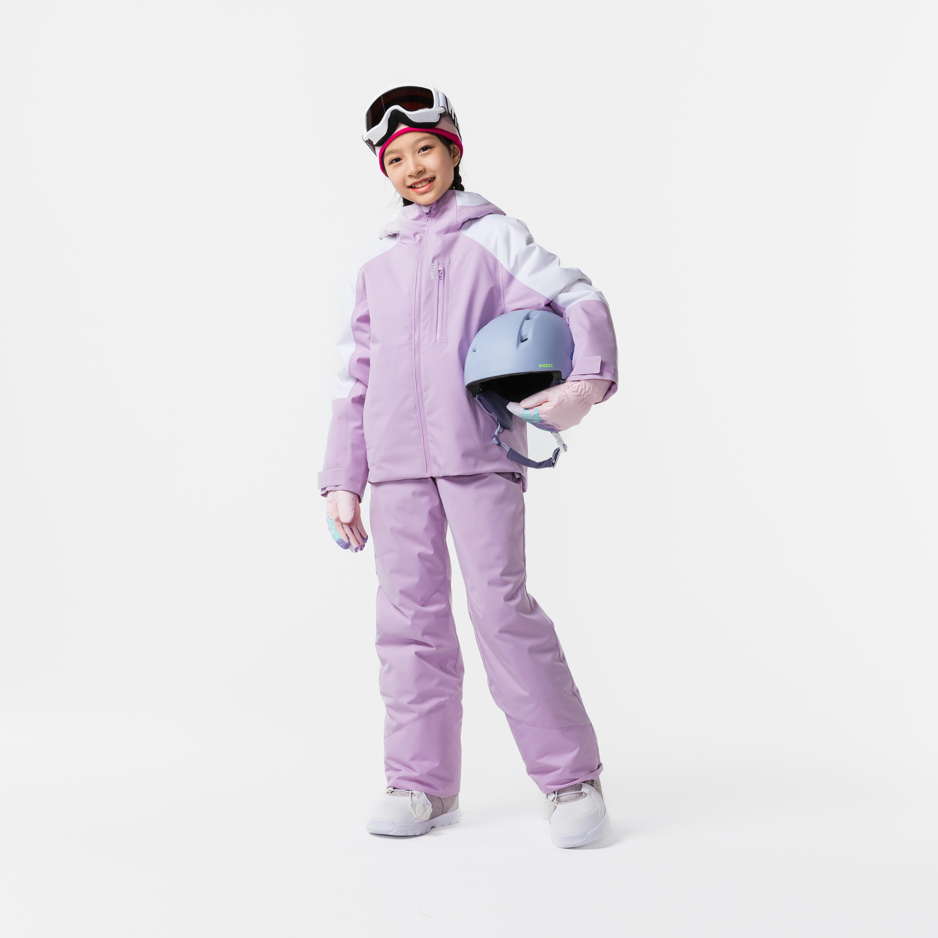 Manteau de ski chaud et imperméable enfant, 550 Âge 6-14 ans - WEDZE
