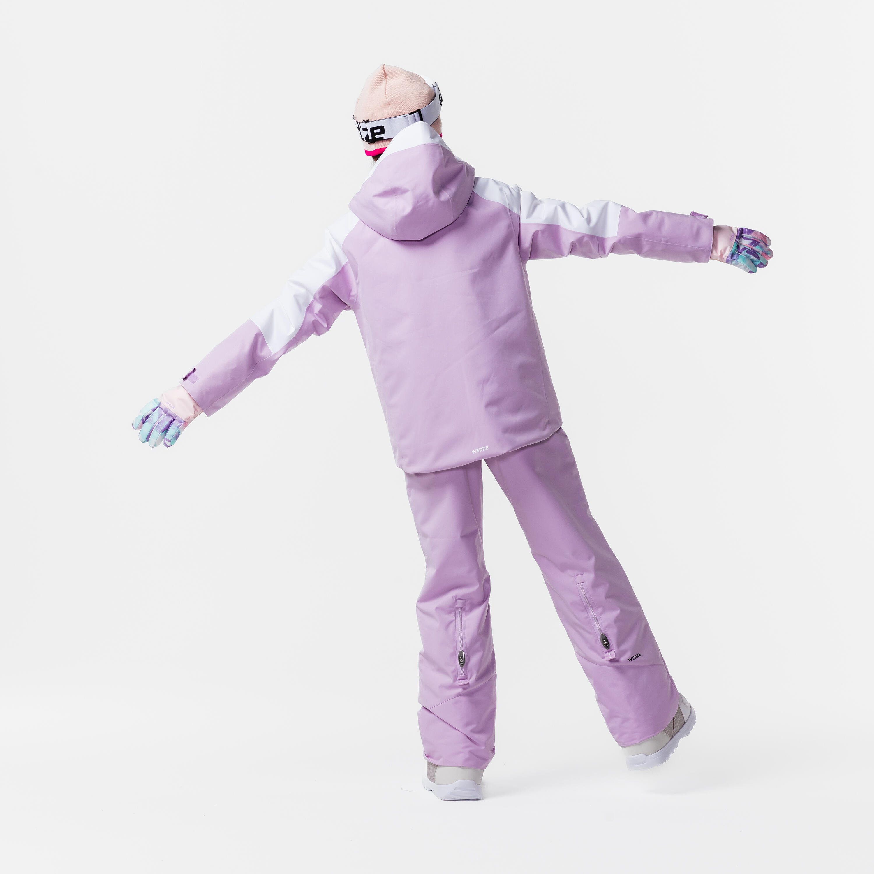 Manteau de ski chaud et imperméable enfant, 550 Âge 6-14 ans - WEDZE