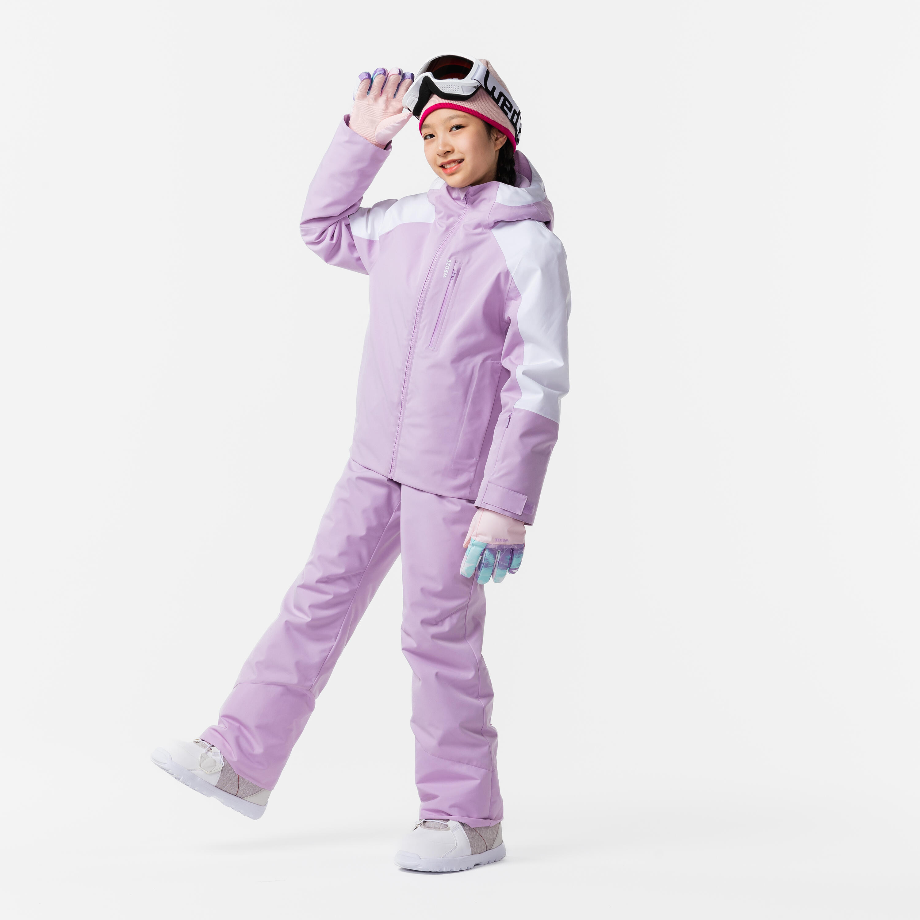 Manteau de ski chaud et imperméable enfant, 550 Âge 6-14 ans - WEDZE