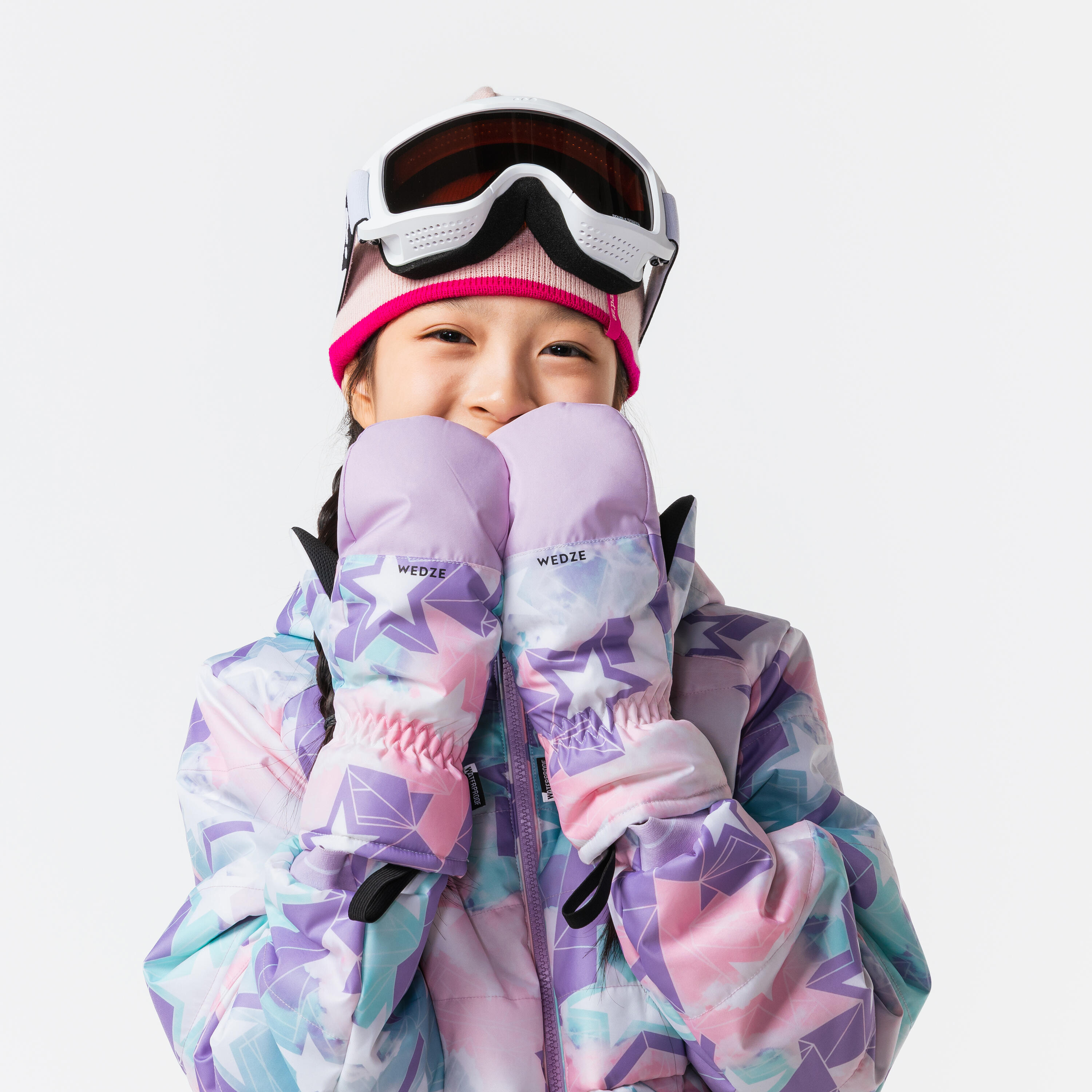 SnowStoppers Kids Ski & Winter Sports Gloves - Waterproof With Long Cuff For Ages 3-16 Years