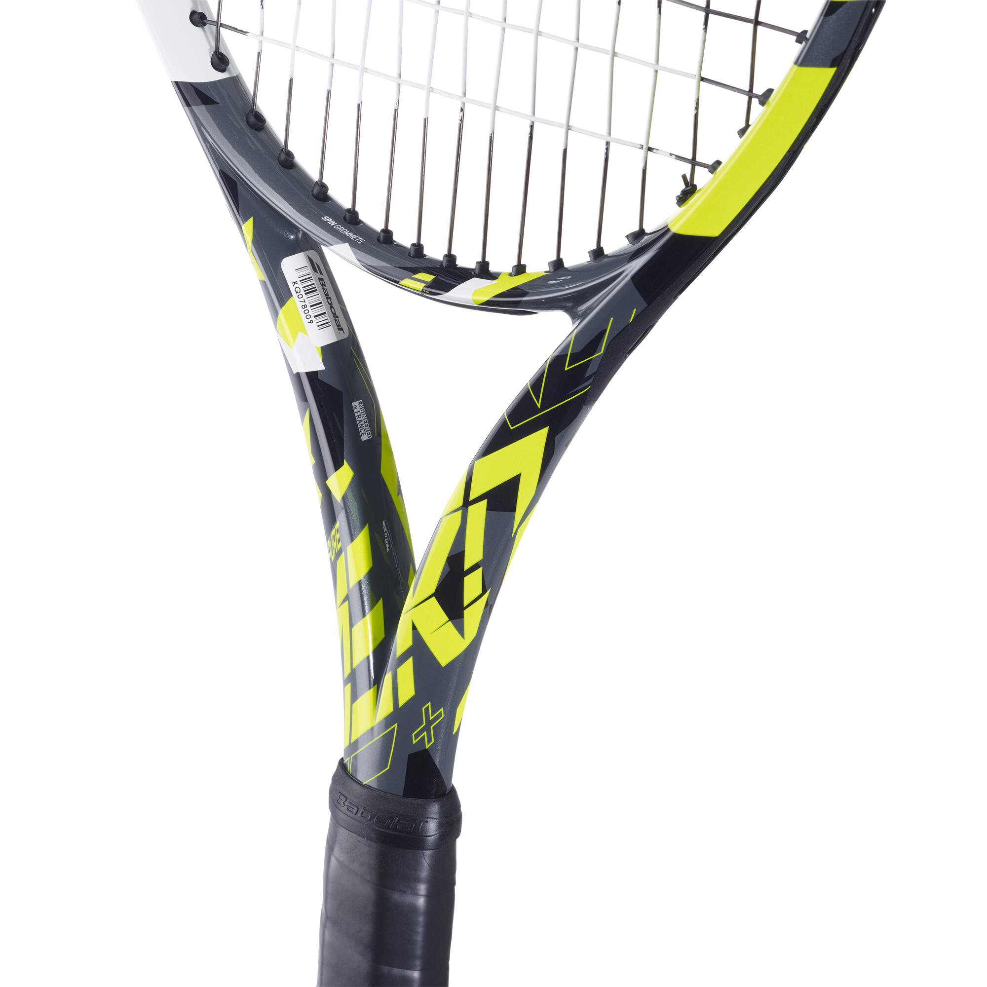 Adult Tennis Racket Pure Aero 300g - Grey/Yellow 5/7