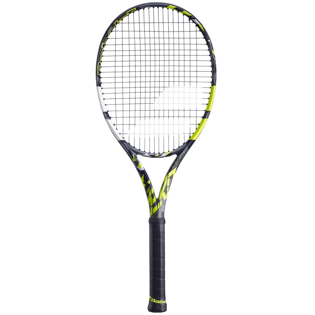 Adult Tennis Racket Pure Aero 300g - Grey/Yellow