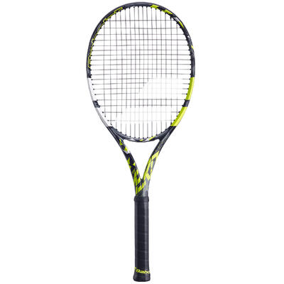 Raqueta tenis adulto BABOLAT Pure Aero Gris Amarillo 300g Carlos Alcaraz