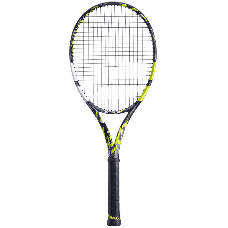 Tennisracket voor volwassenen Pure Aero grijs/geel 300 g