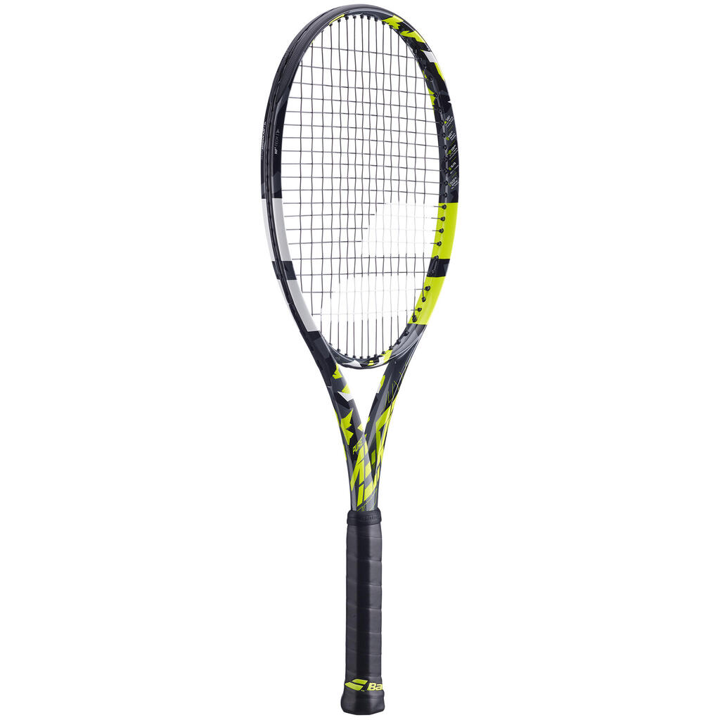 Täiskasvanute tennisereket Pure Aero 300 g, hall/kollane