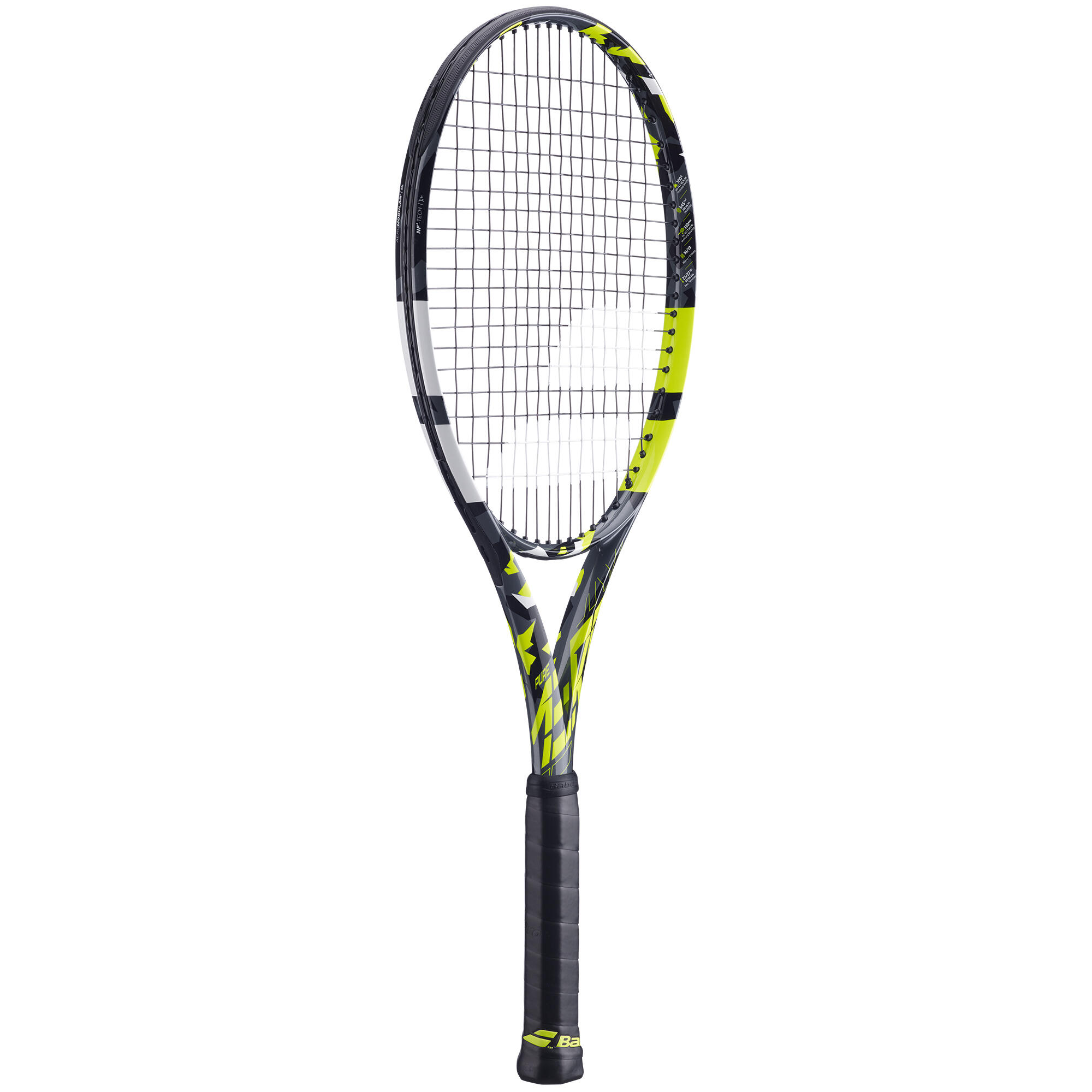 Adult Tennis Racket Pure Aero 300g - Grey/Yellow 4/7