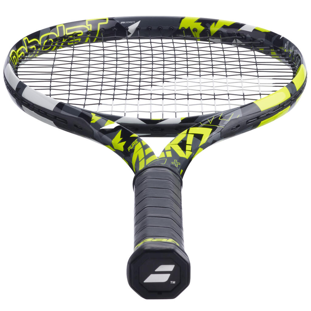 Täiskasvanute tennisereket Pure Aero 300 g, hall/kollane