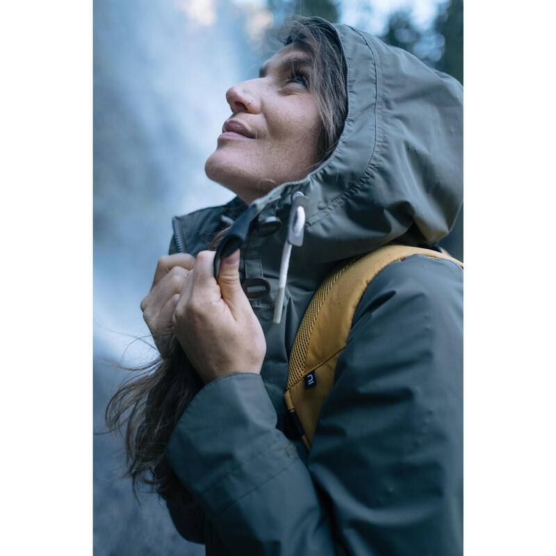 Kadın Outdoor Yağmurluk - Yeşil - NH500