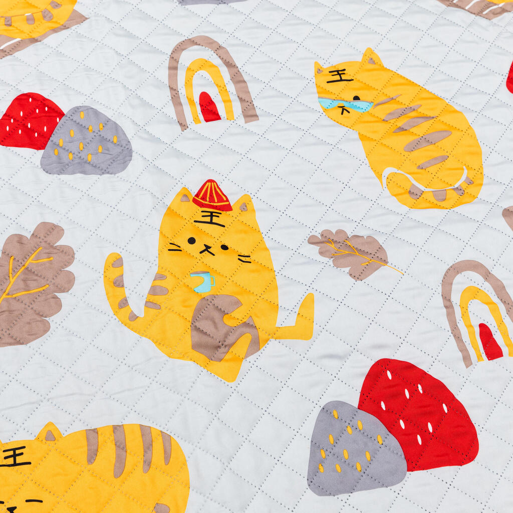 PLAID XL 190 x 190 CHINE - TIGRE