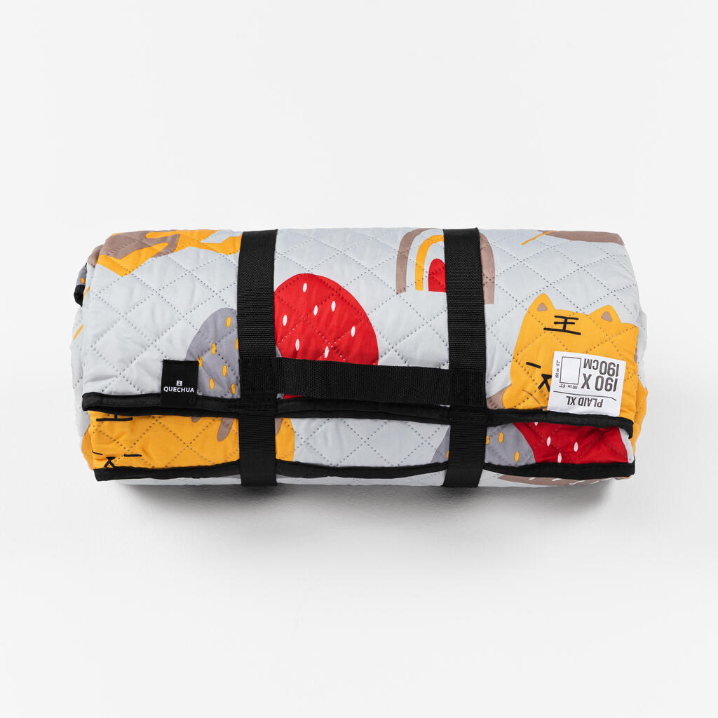 PLAID XL 190 x 190 CHINE - TIGRE