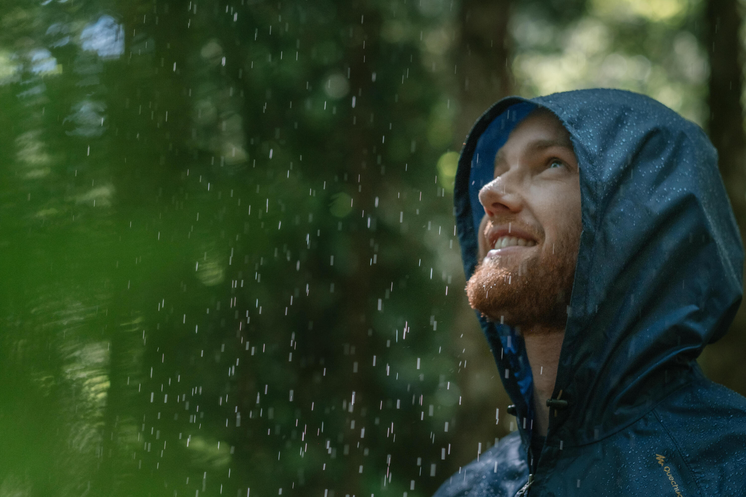 Men’s Water-repellent Hiking Jacket - Raincut 16/17