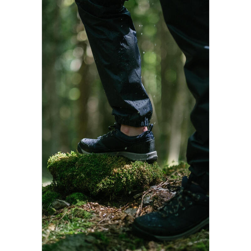 Zapatillas de montaña y trekking impermeables Hombre Quechua NH150 azul