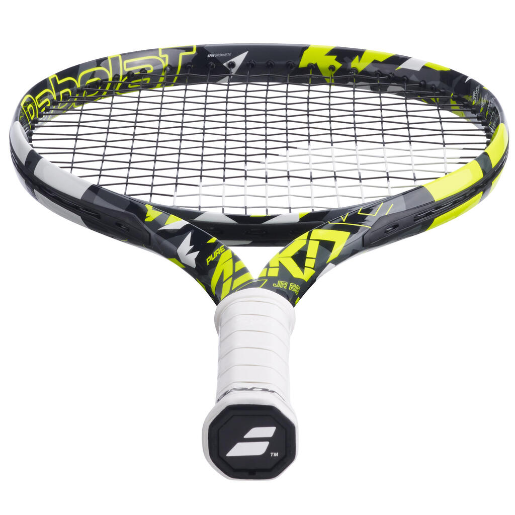 Tennisschläger Kinder - Pure Aero 26 Zoll besaitet schwarz/gelb