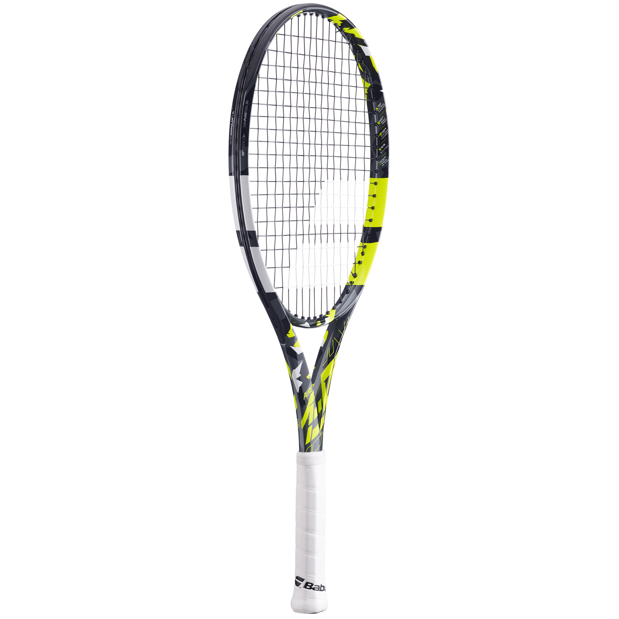 Babolat Pure Aero JR26 ブラック/イエロー Pure Aero 26 Kids' Tennis Racket - Black/Yellow BABOLAT