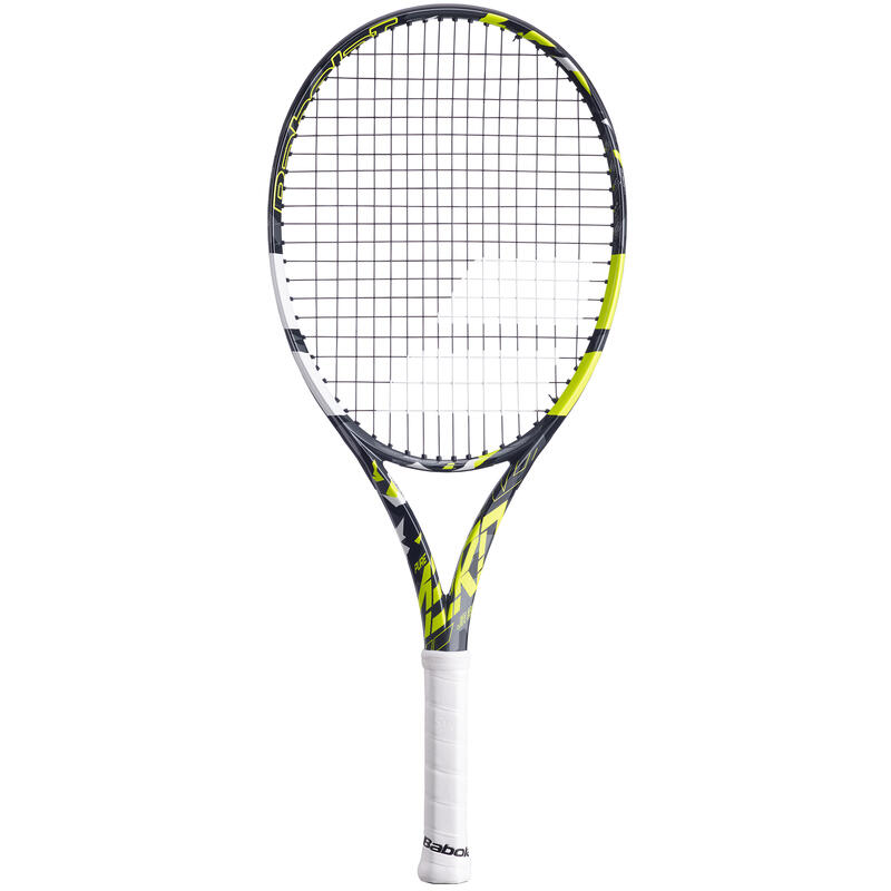 RAQUETA DE TENIS NIÑO PURE AERO 26 NEGRO AMARILLO