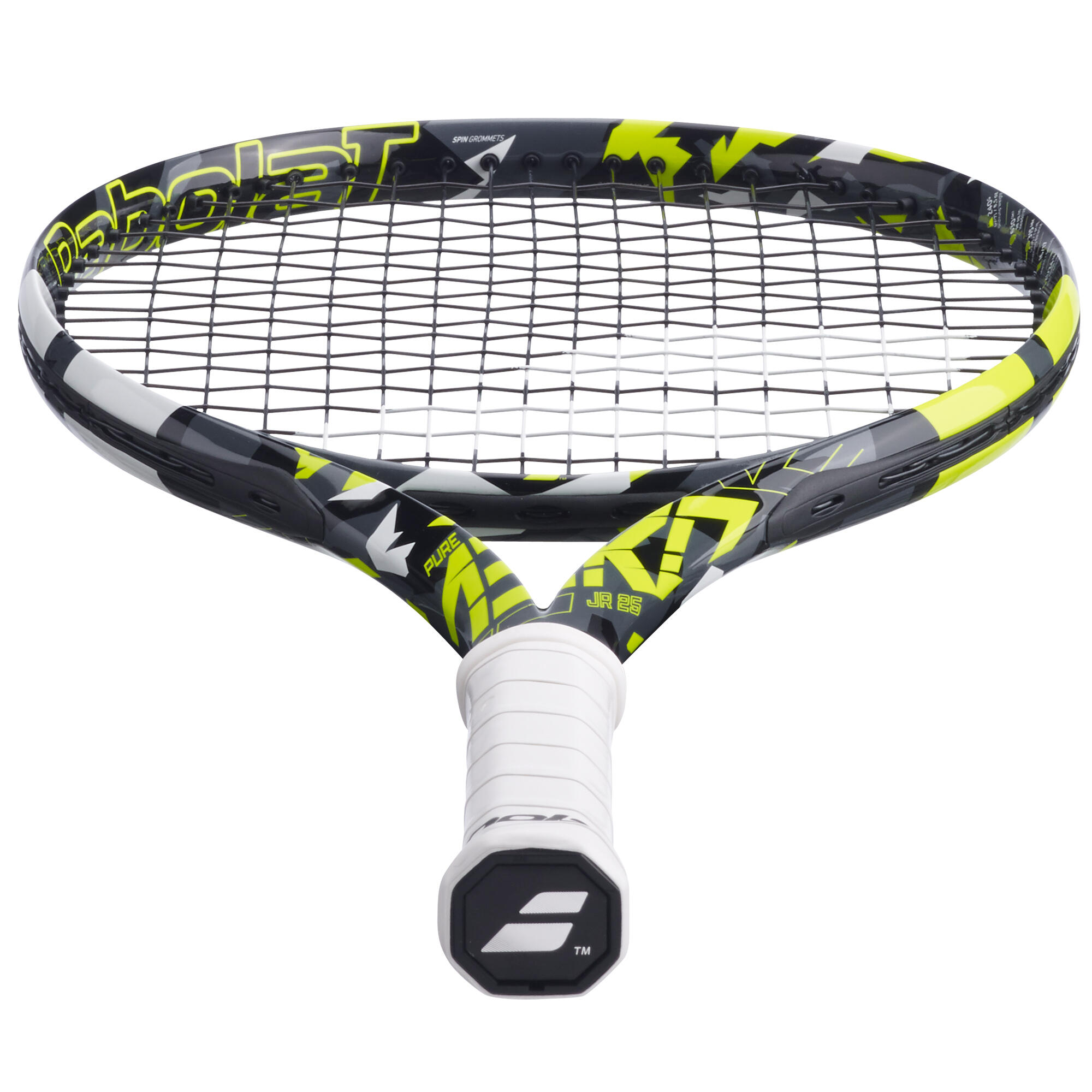 Pure Aero 25 Kids' Tennis Racket - Black/Yellow 5/7