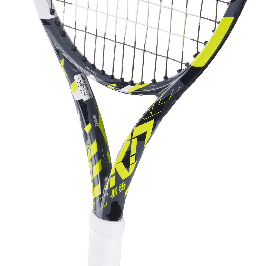Bērnu tenisa rakete “Pure Aero 25”, melna/dzeltena