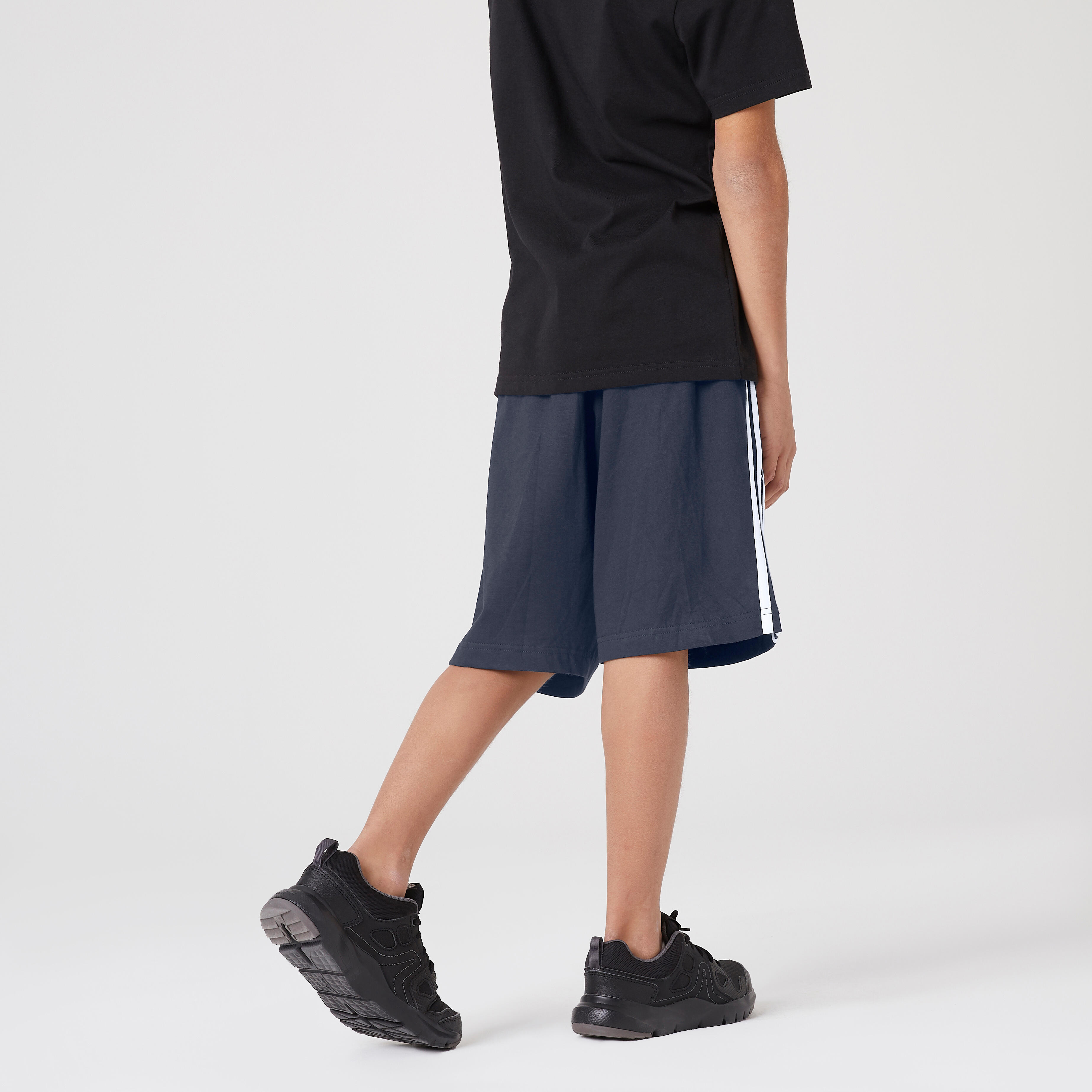 Boys Long Cotton Shorts Decathlon