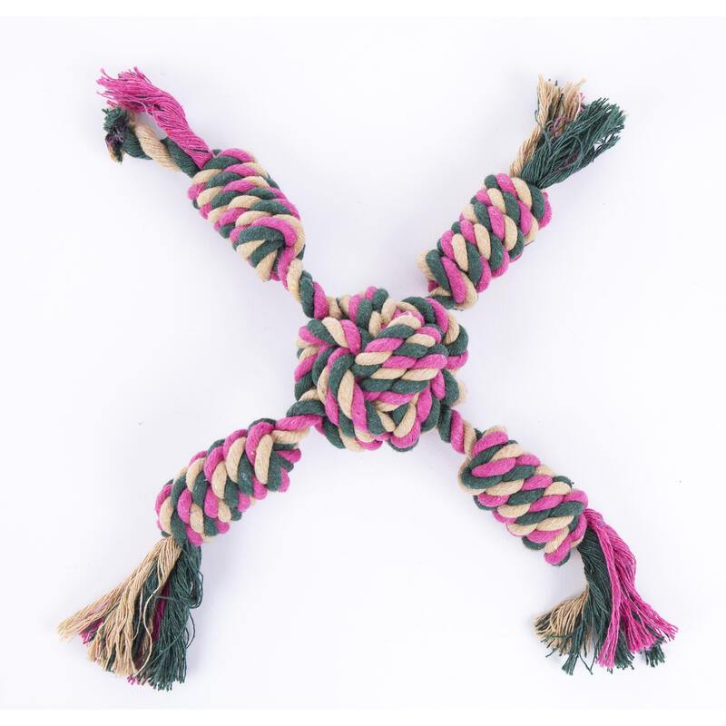 Kötél kutyajáték, 33 cm, csillag forma 