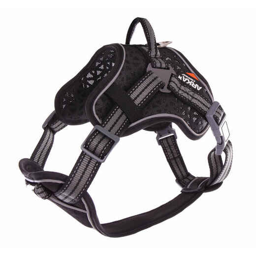 ARKA dog multi-sport harness dark grey