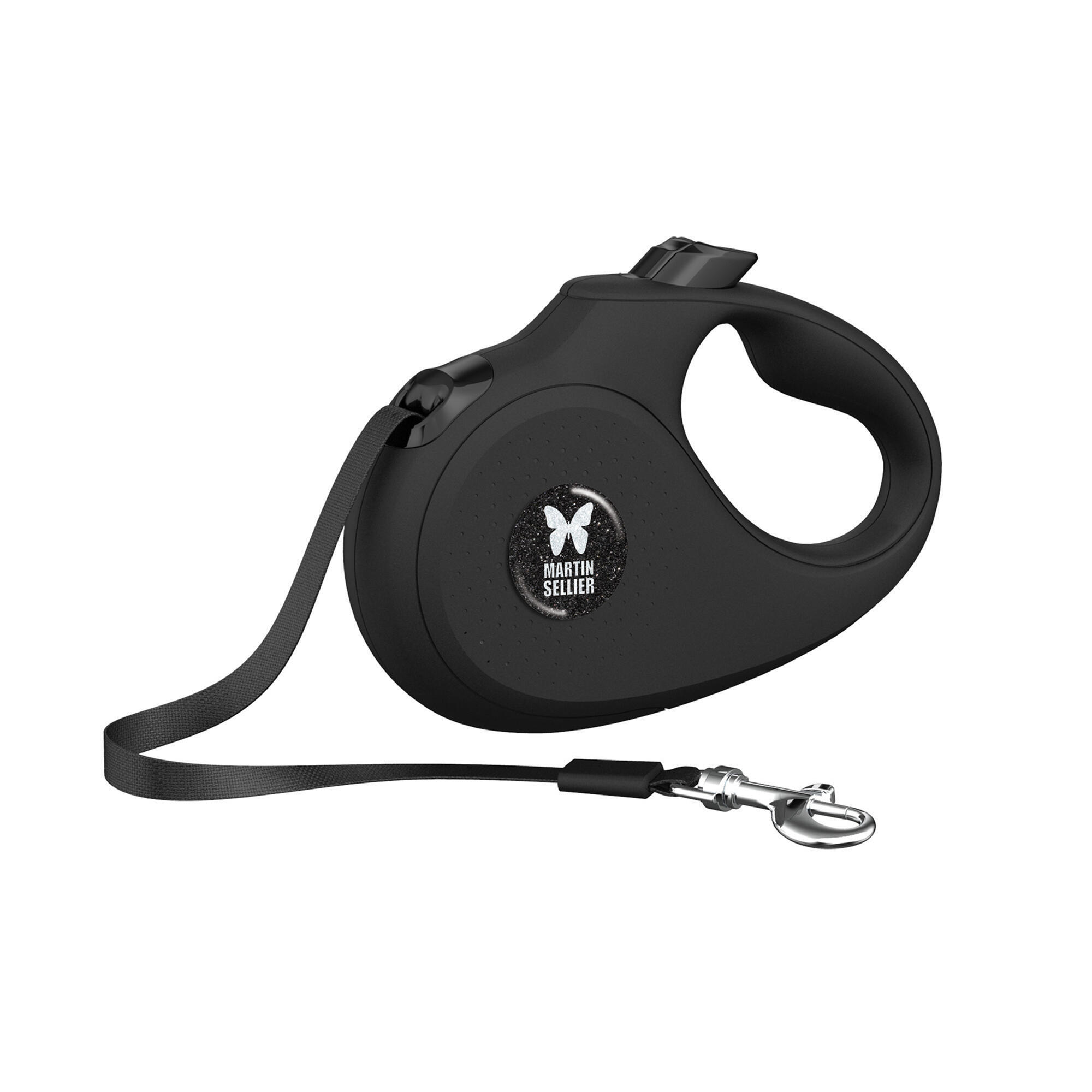 MARTIN SELLIER Retractable dog leash black