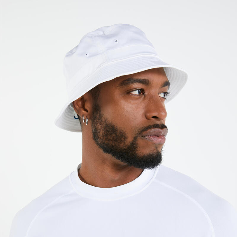 Adults’ Sailing boat hat 100 - White cotton