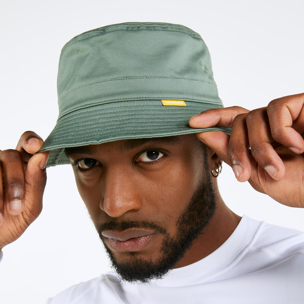 Adults’ Sailing boat hat 100 Khaki cotton